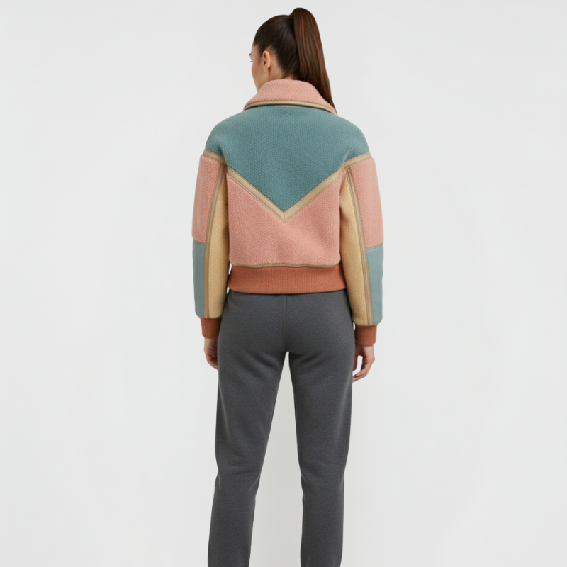 TriCalore – Bomber Geometrico Stile & Energia
