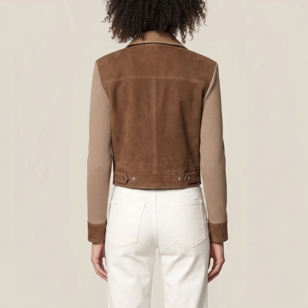 Casual Suede Jacket – Sophistication and Comfort