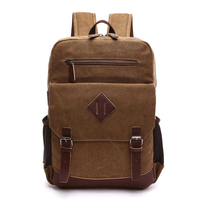 Stile Vintage e Funzionalità con Zaino in Tela