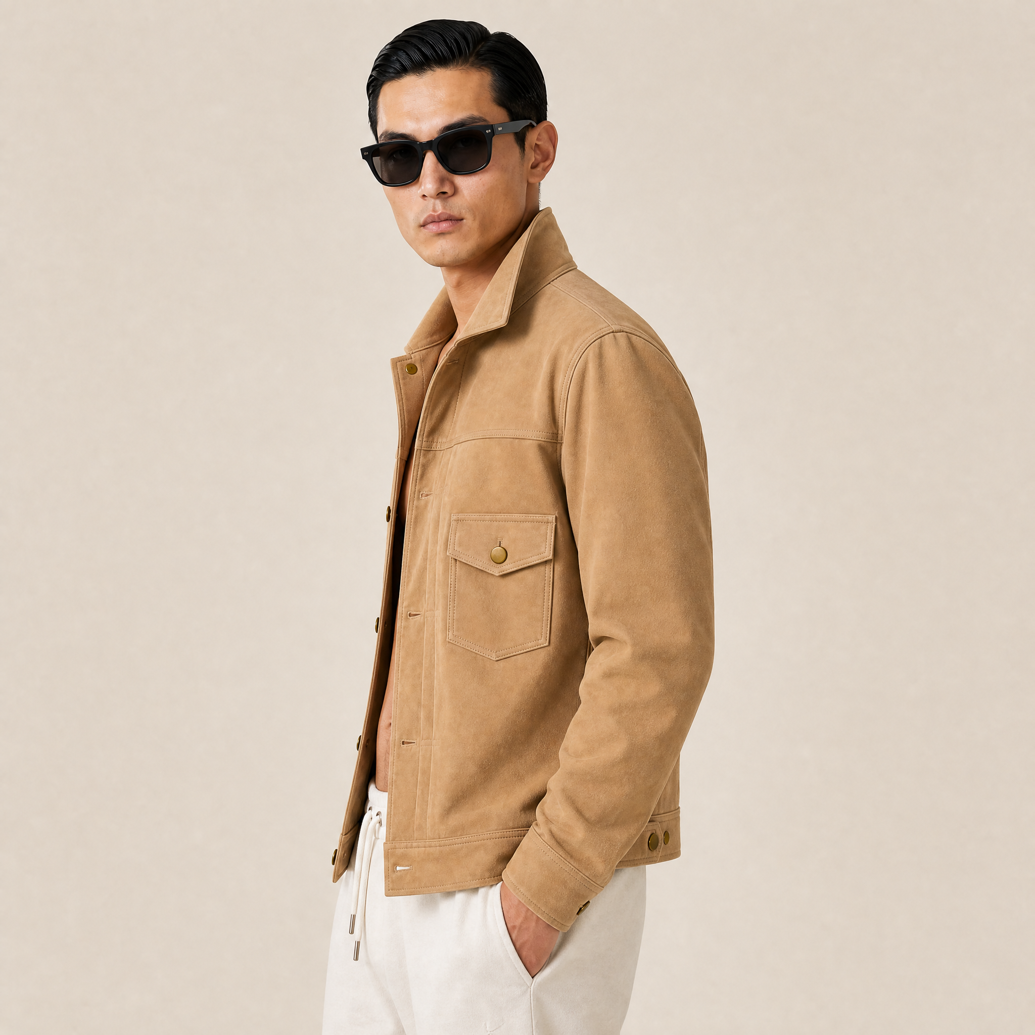 Giacca in Suede