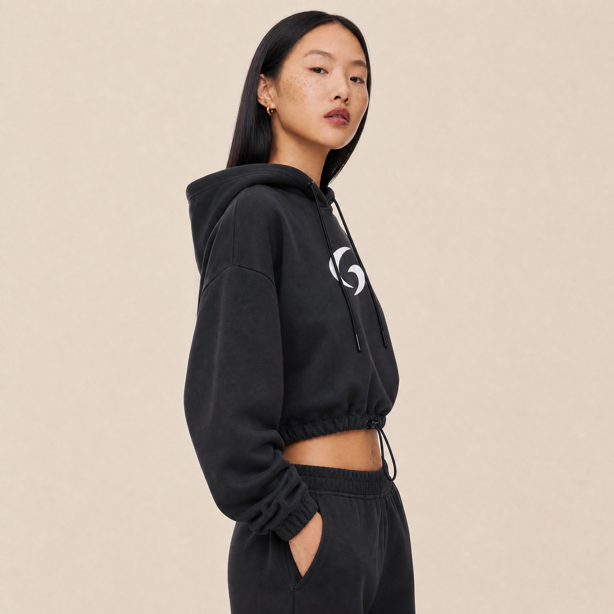 Felpa Cropped Essential
