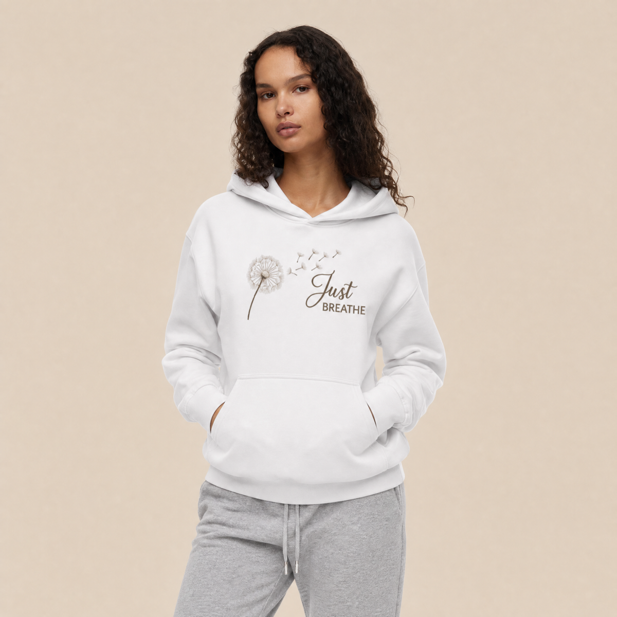 Just Breathe Dandelion Hoodie