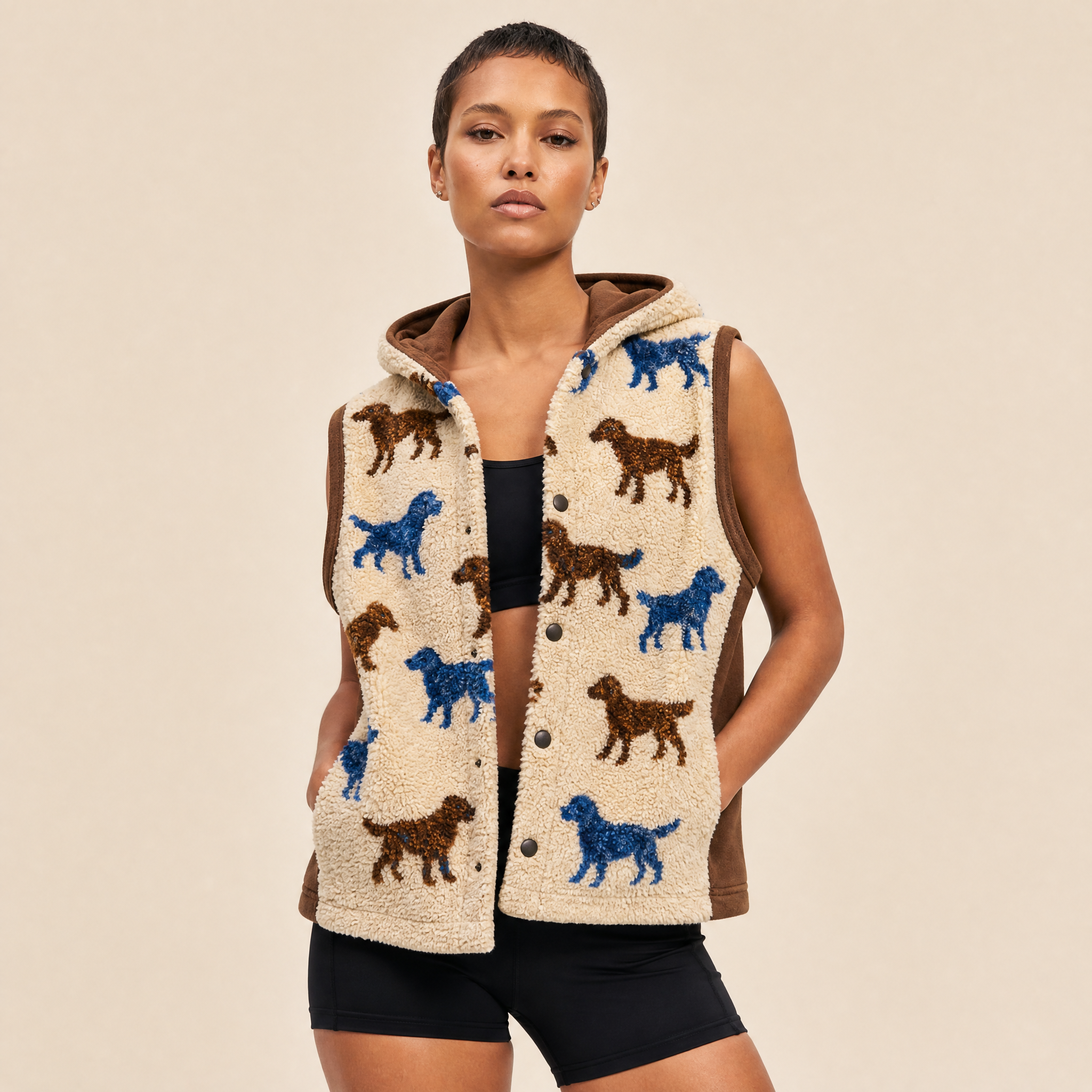 Gilet in Lana Merino e Cotone