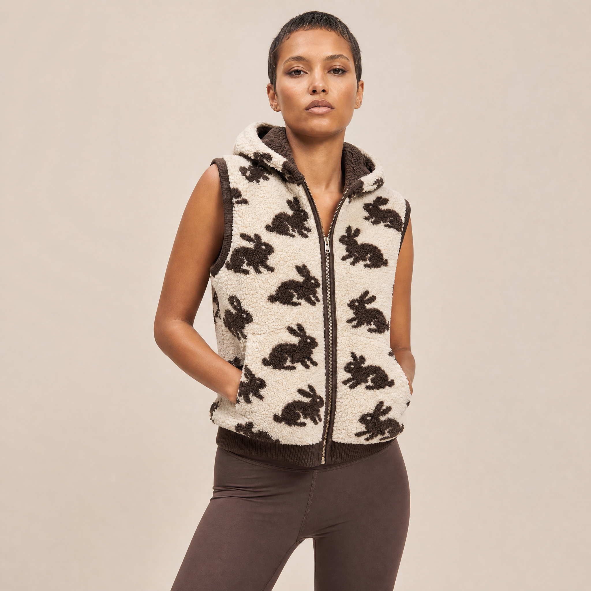 Gilet in Lana Merino e Shearling