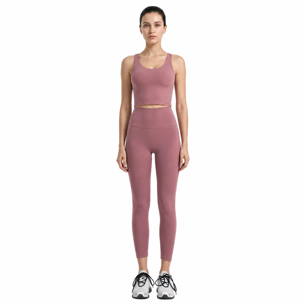 VelvetNude High-Rise – Technical softness, sculpted silhouette