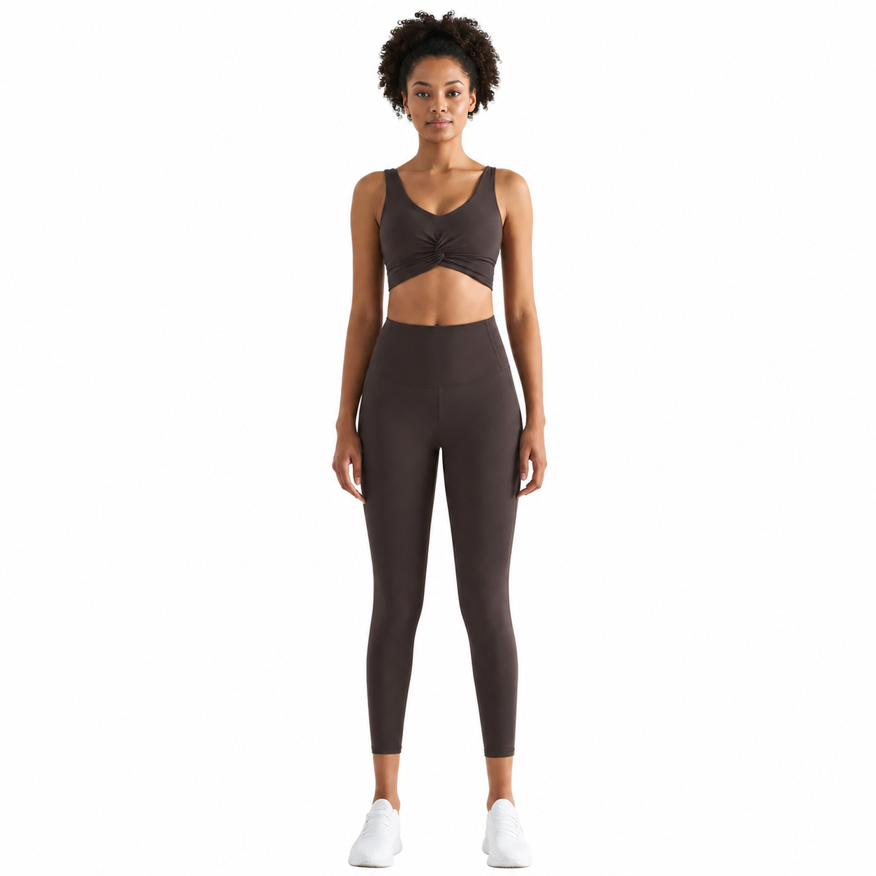 NudeMotion Crop Tights – Lightweight Freedom, Natural Performance