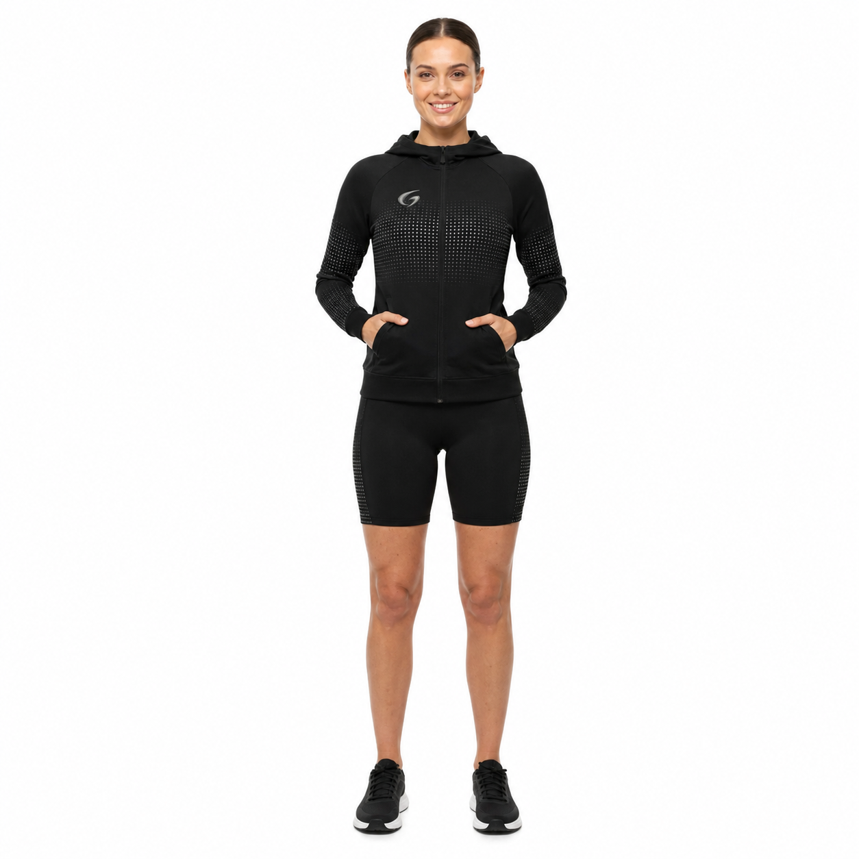 PulseTrack – Technical Suit with Reflective Details