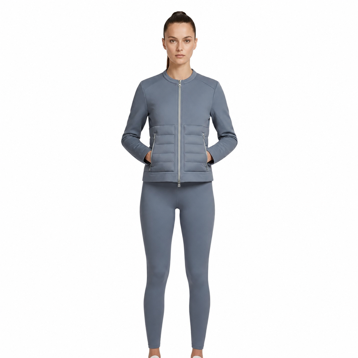 Tech Padded Bomber – Essential Blue