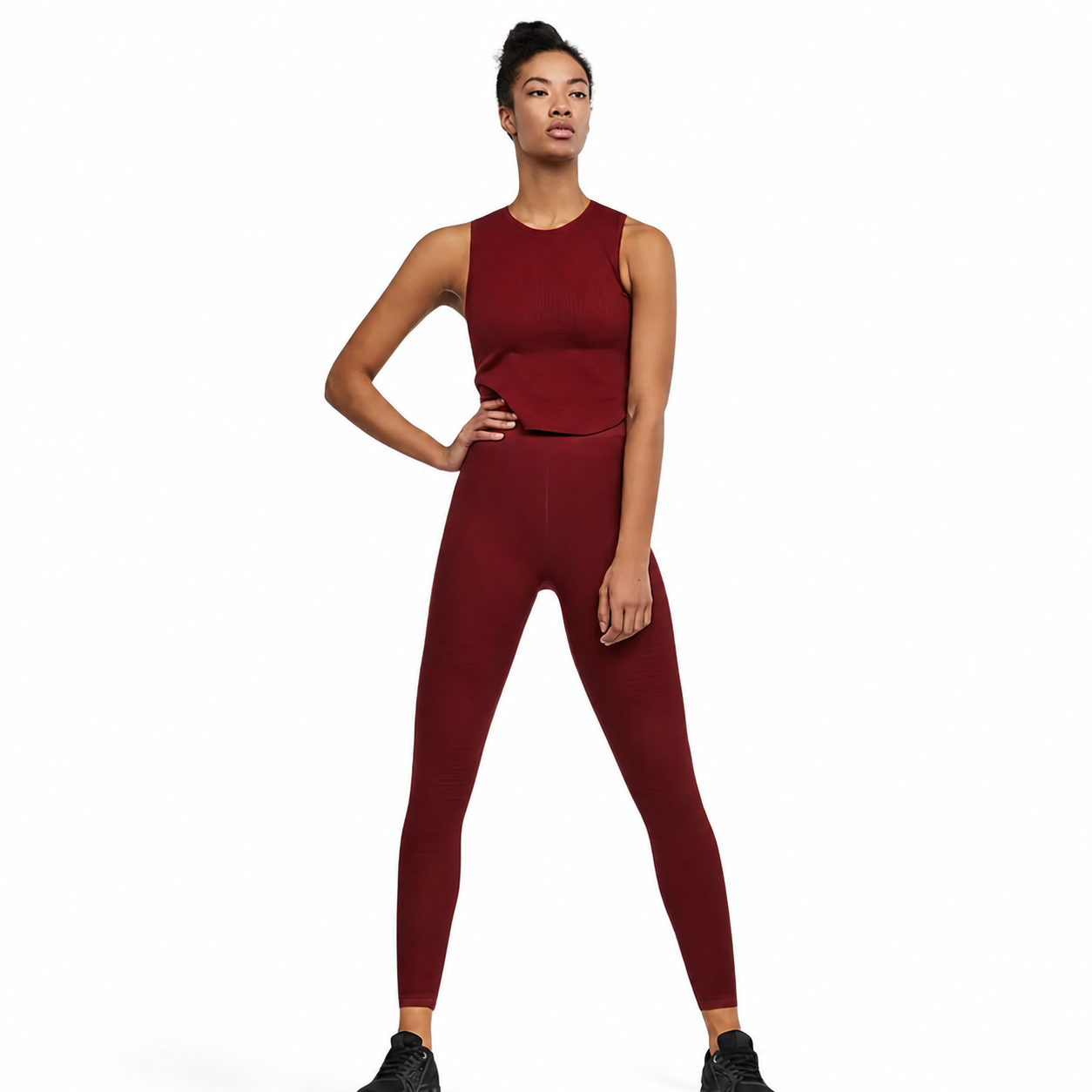 Seamless Striped Yoga Suit – Performance e Stile Senza Compromessi