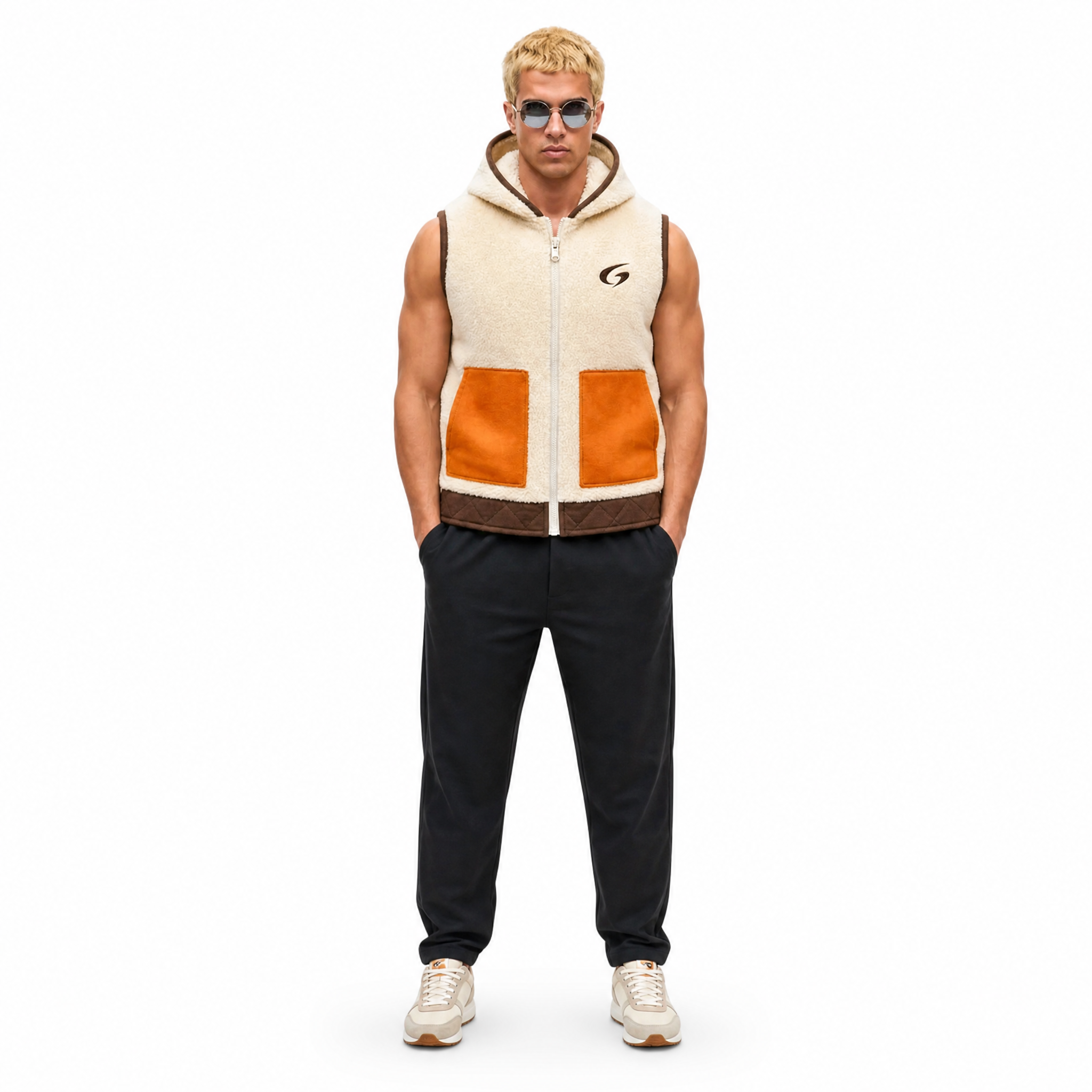 Il Gilet Hoodie Sherpa Premium
