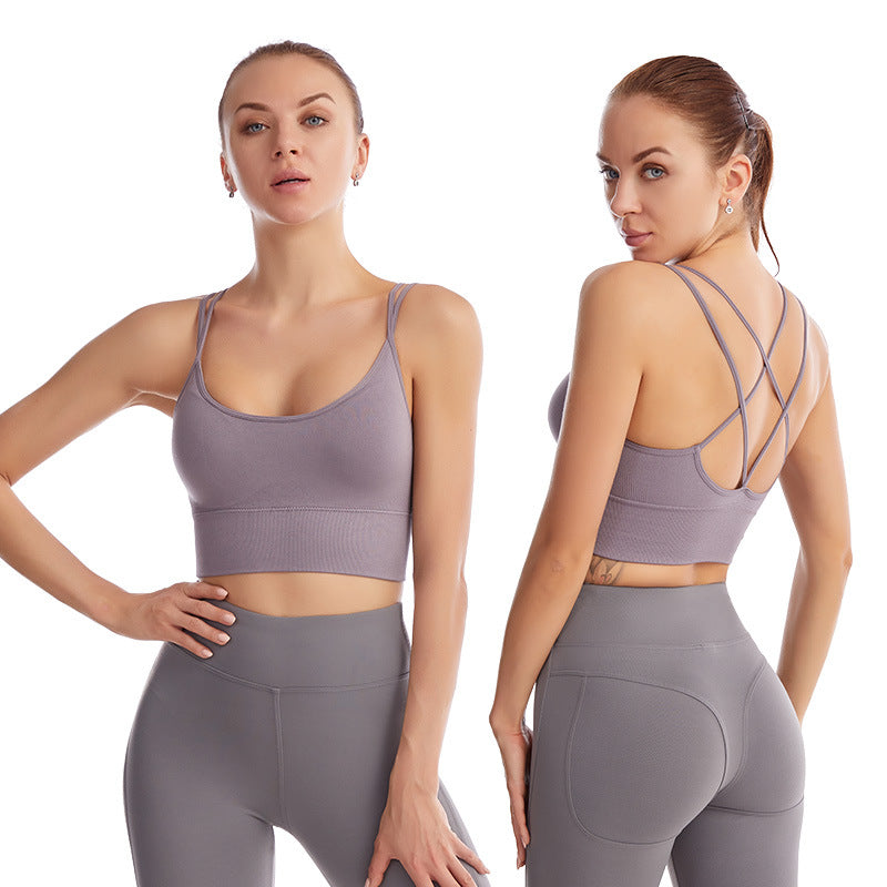 Cross-Border Bra: Sostegno e Libertà per Yoga e Corsa (Curvy)