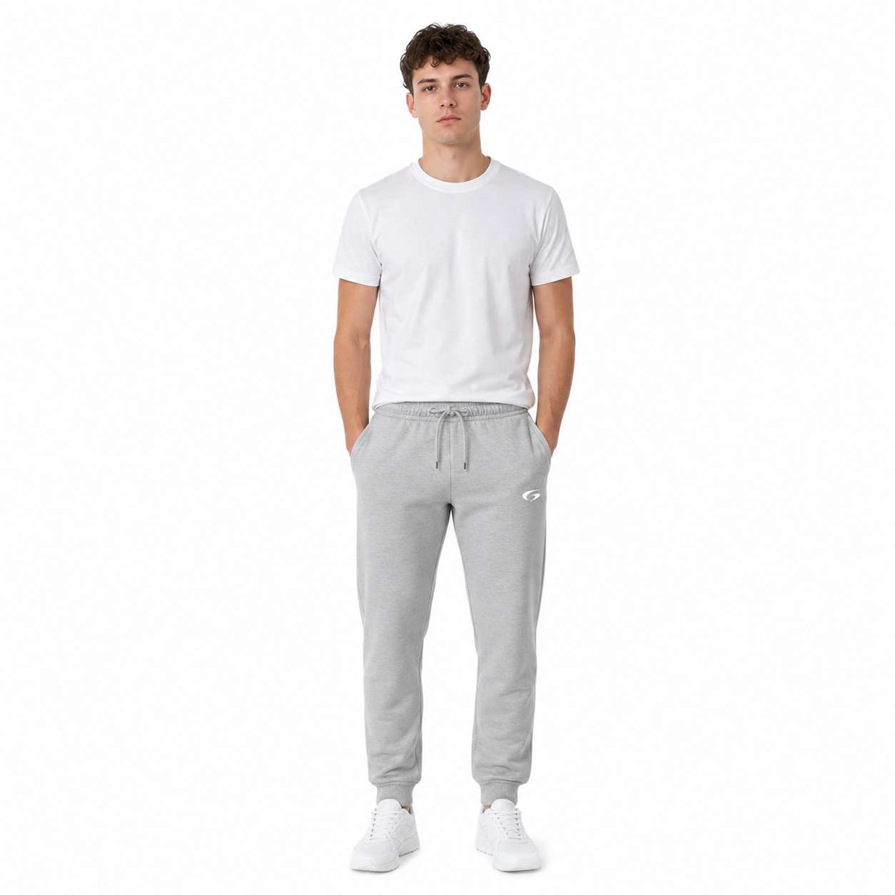 Soft Motion – Technical Joggers in Fog Grey