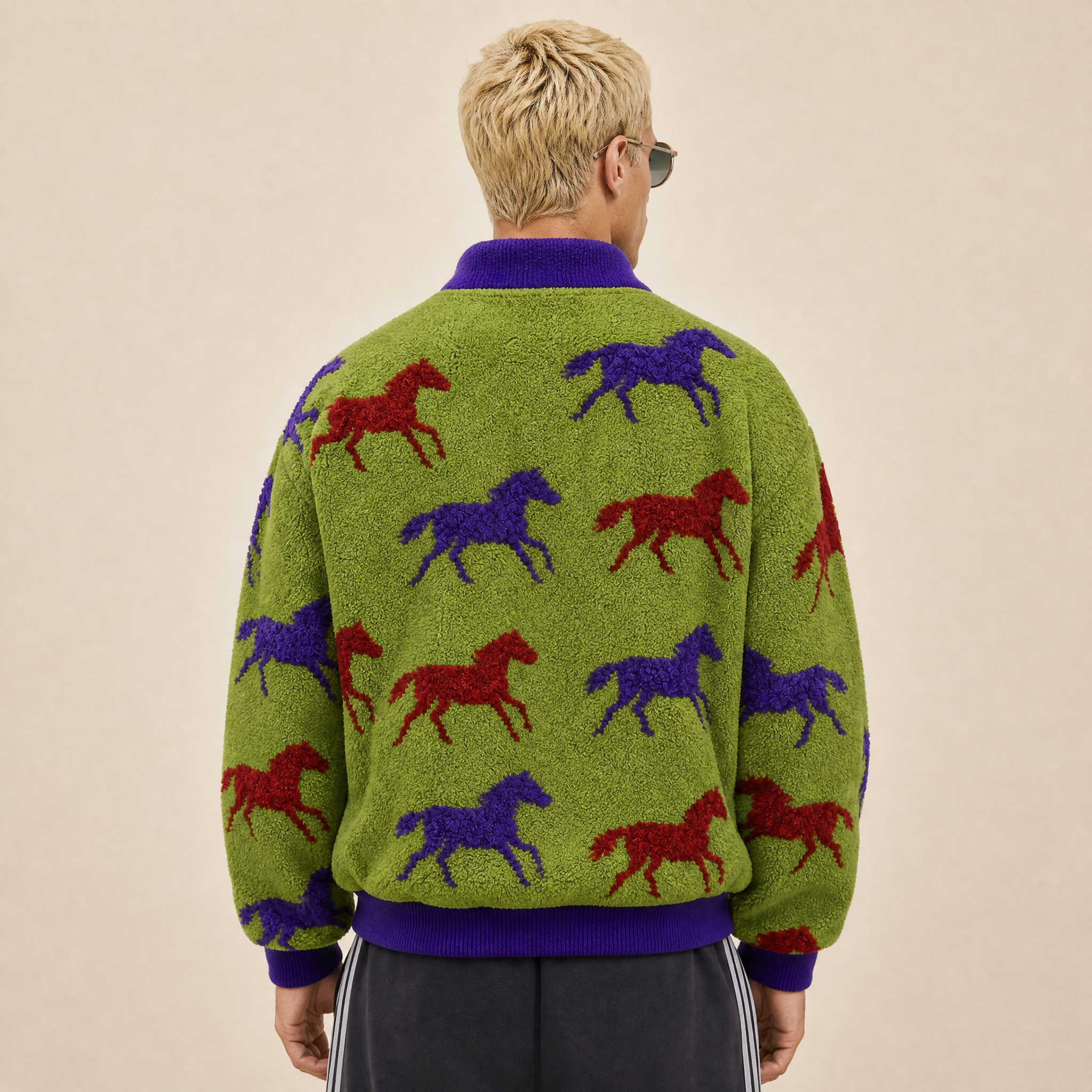 Bomber in Lana Merino e Mohair