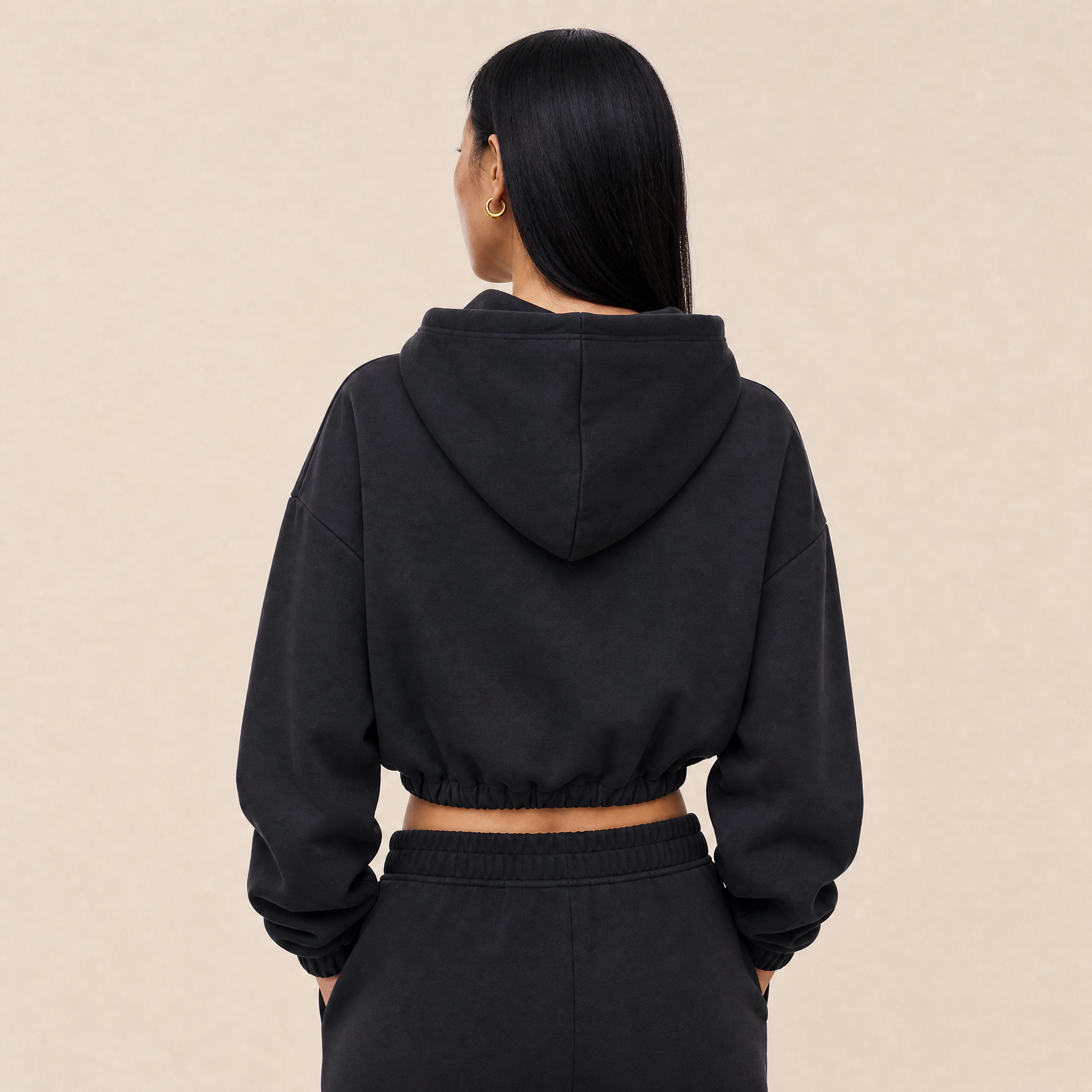 Felpa Cropped Essential