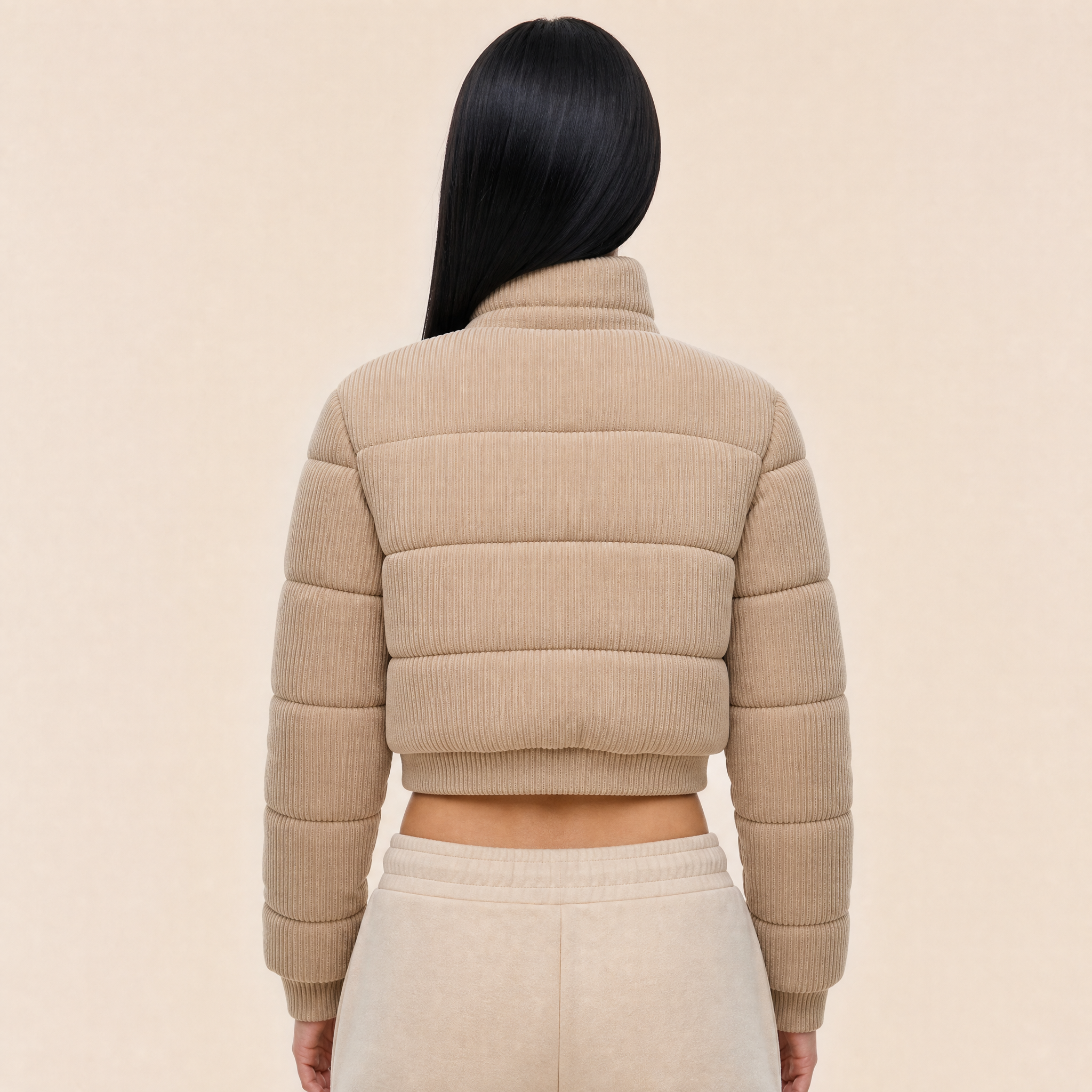 “Rebel Checkpoint” – Varsity leather with checker print and sporty construction