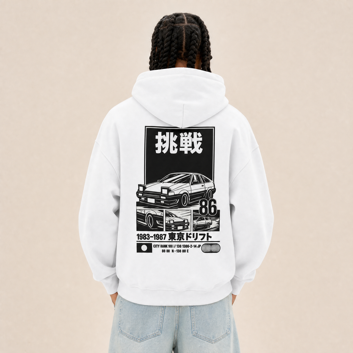 Japanese Retro Racing Pullover