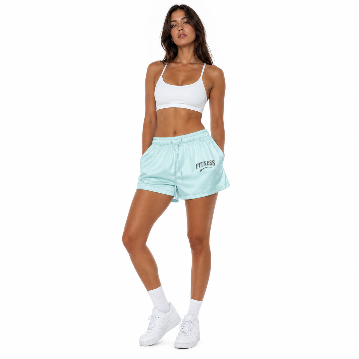 Silk Bliss: Women's Luxury Lounge Shorts