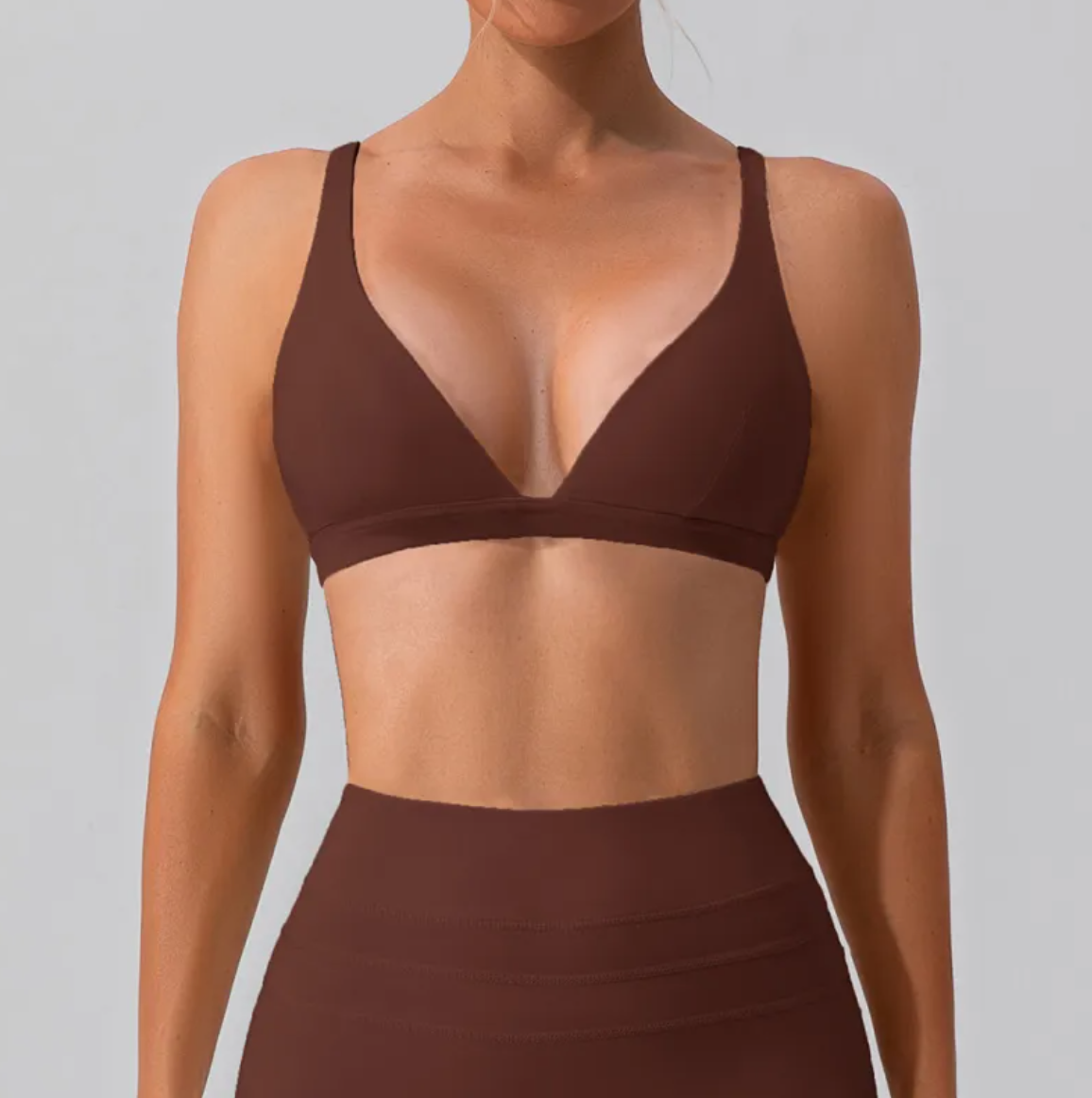 Nude Feel Shockproof Yoga Bra – Sports Vest aderente