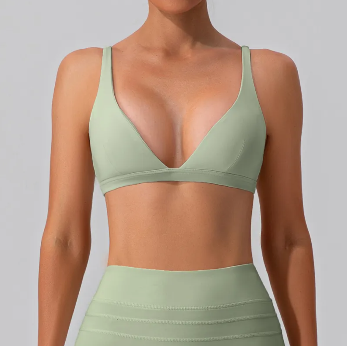 Nude Feel Shockproof Yoga Bra – Sports Vest aderente