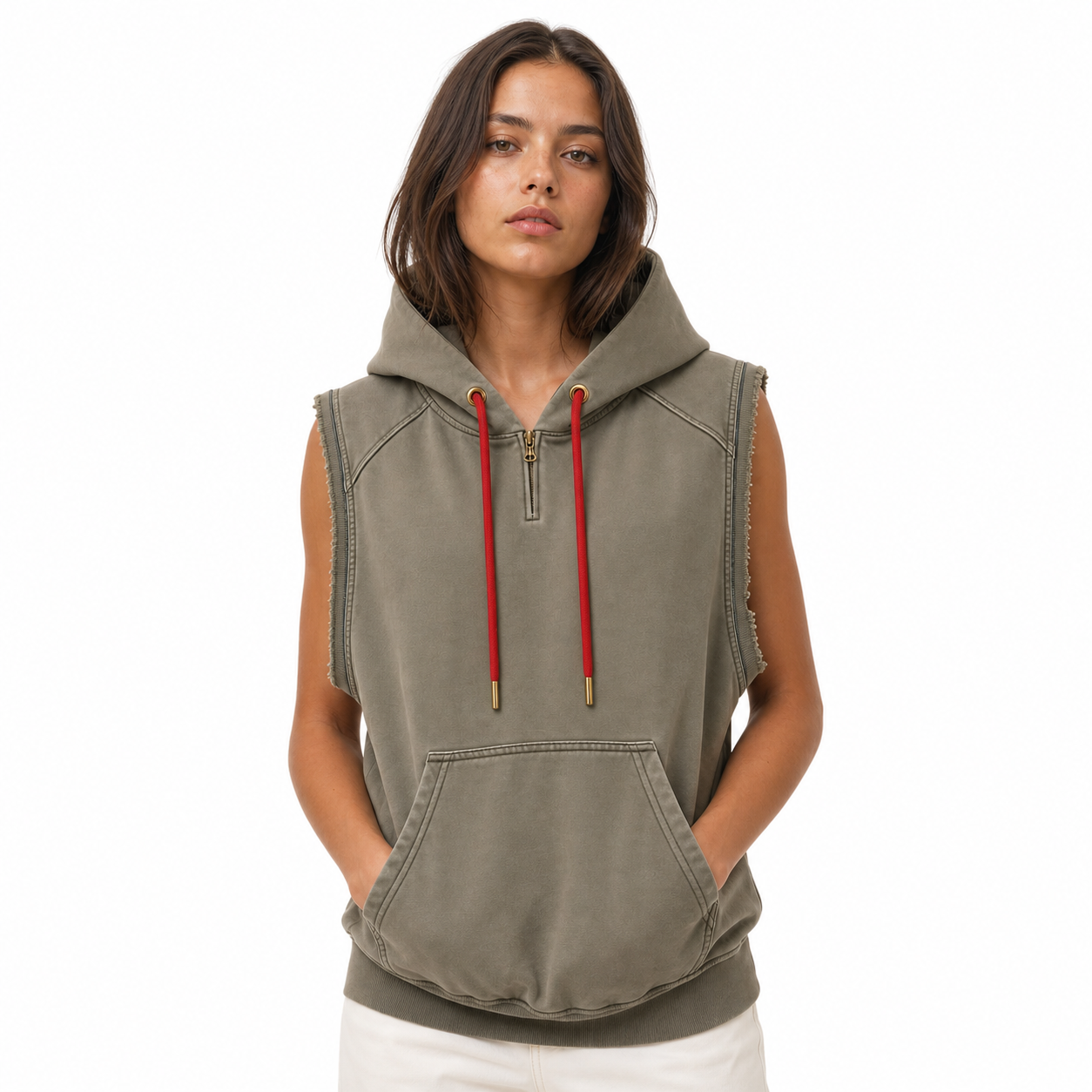 Versatility and Urban Comfort: The "Dynamic Spirit" Sleeveless Sweatshirt