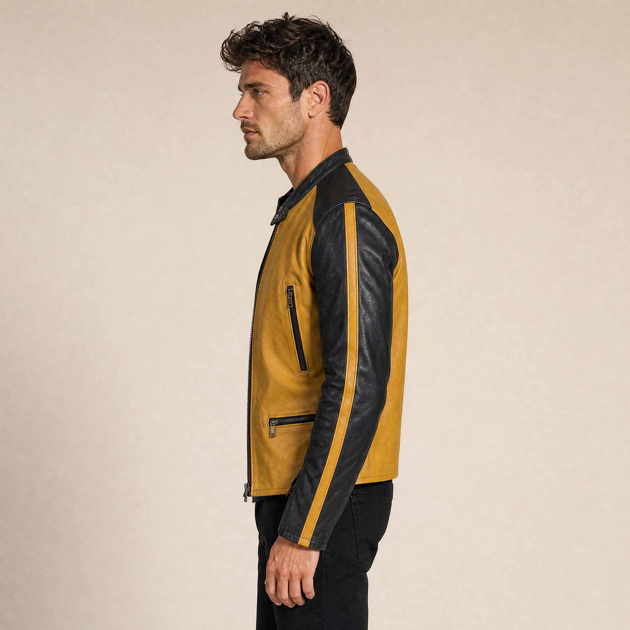 Dual Leather Performance Jacket
