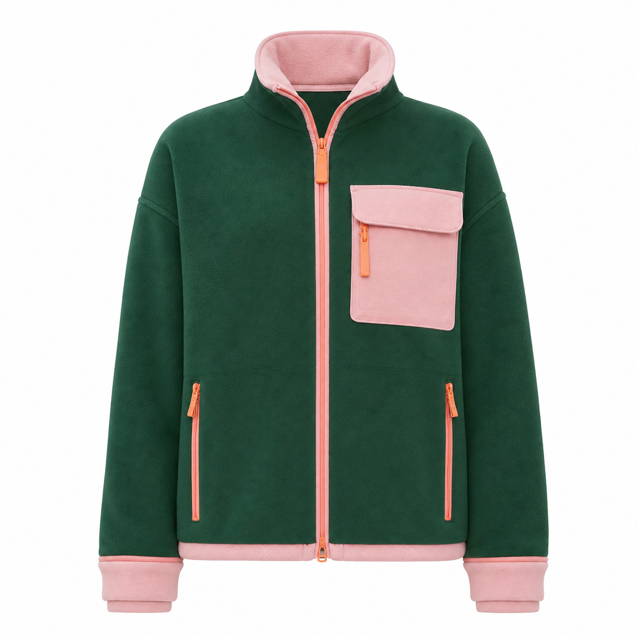 Vibrant Trail: The "Dynamic Rosé" Jacket