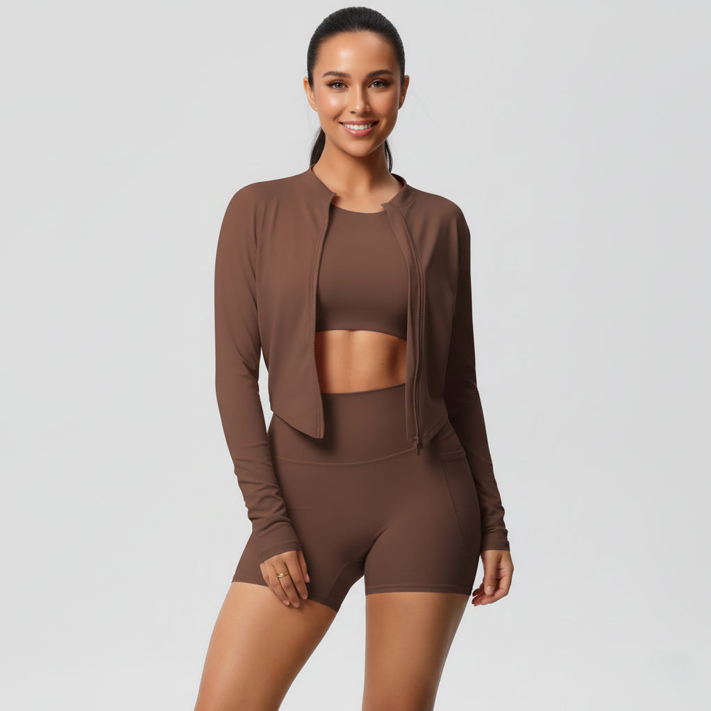 Yoga Fitness Suit 3-Piece – Performance Completa in Ogni Stagione