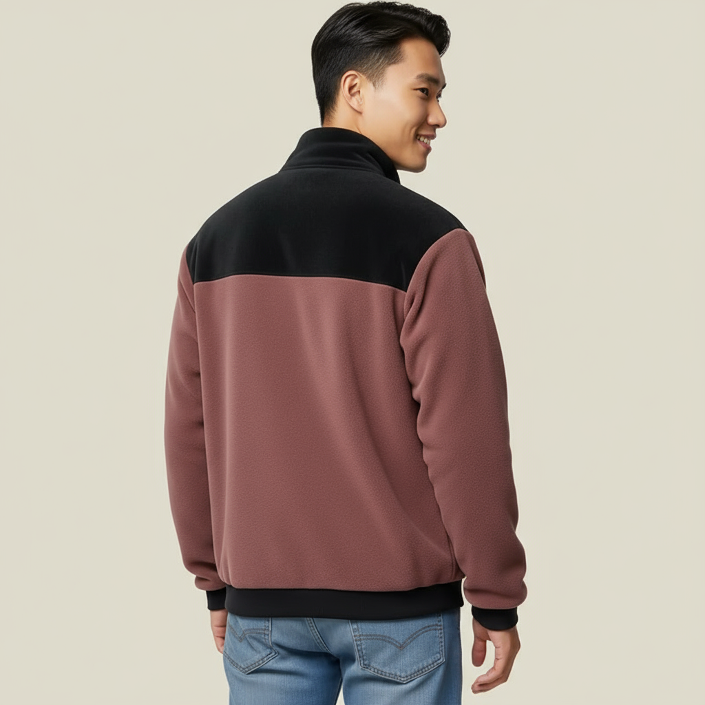 Elevate your style with the Earth Tone Explorer Fleece Jacket