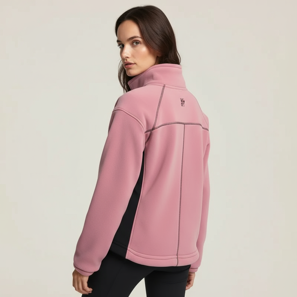 "Pink Explorer" Jacket: Snug Warmth and Distinctive Style