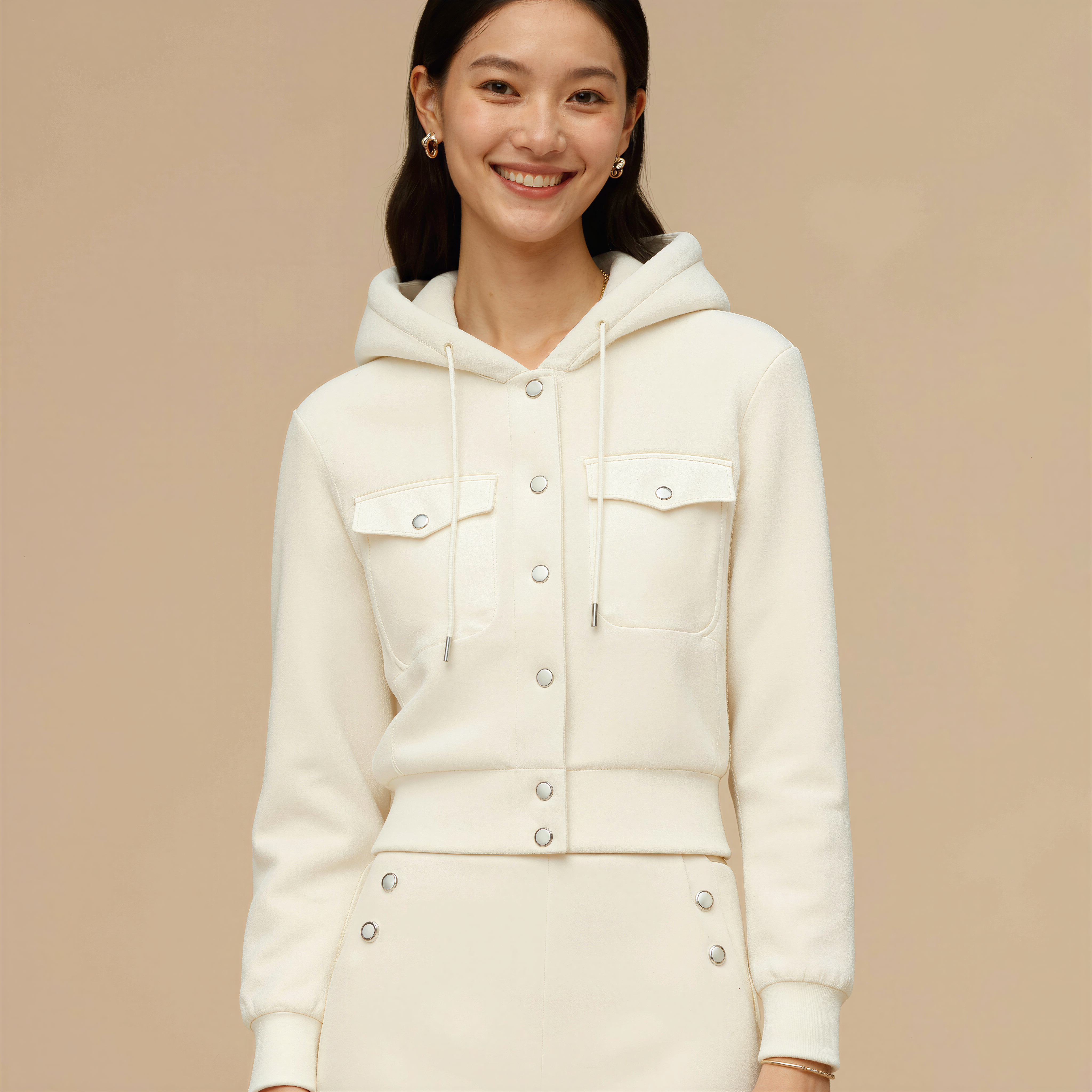 Felpa hoodie “Safari Deluxe” — Esplora l’Eleganza