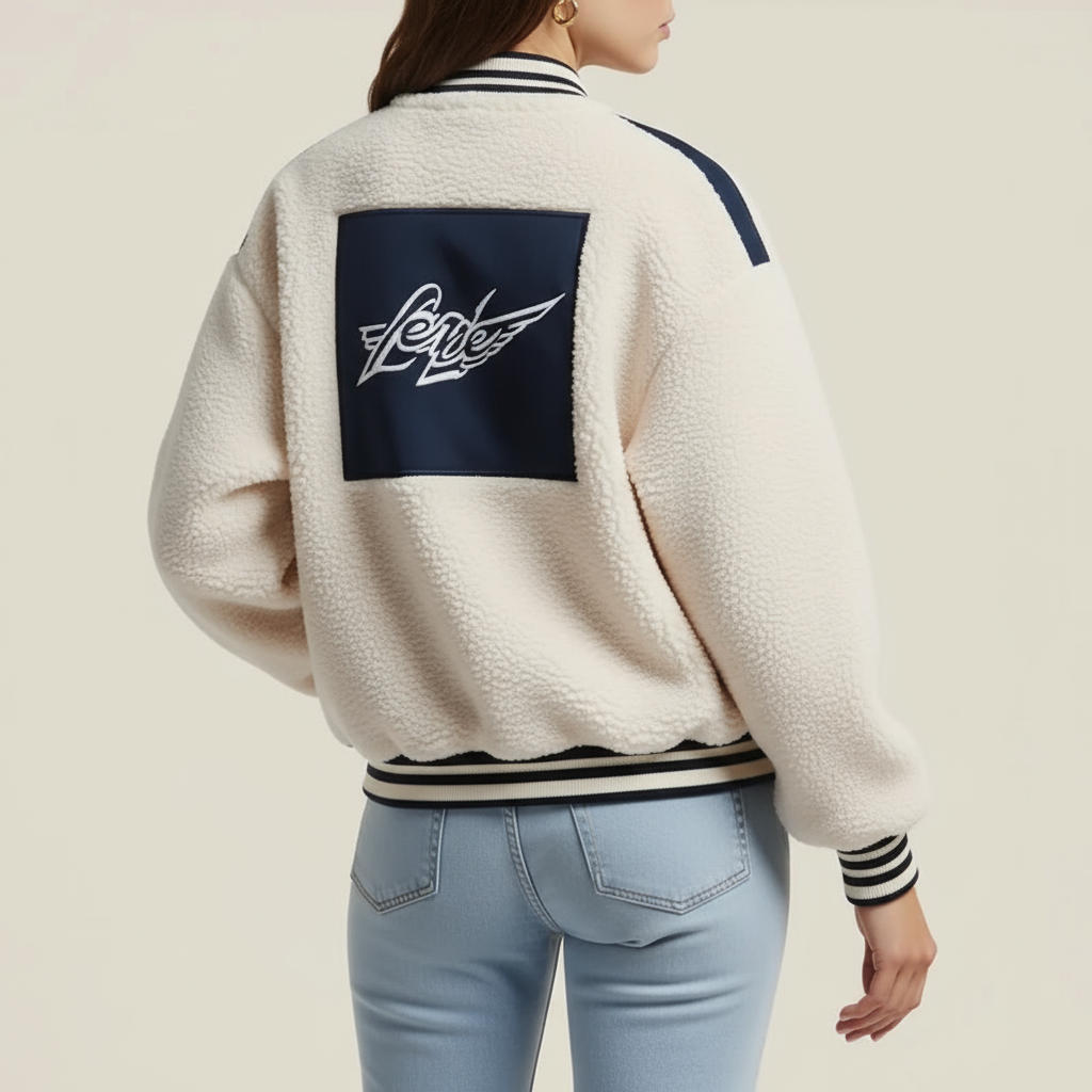 Campus Chic: The "Varsity Spirit" Jacket