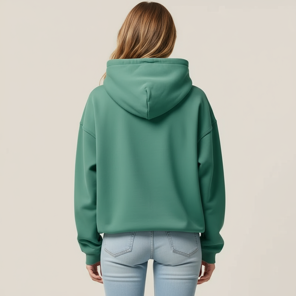 Natural Comfort, Subtle Message: The Forest Green Hoodie