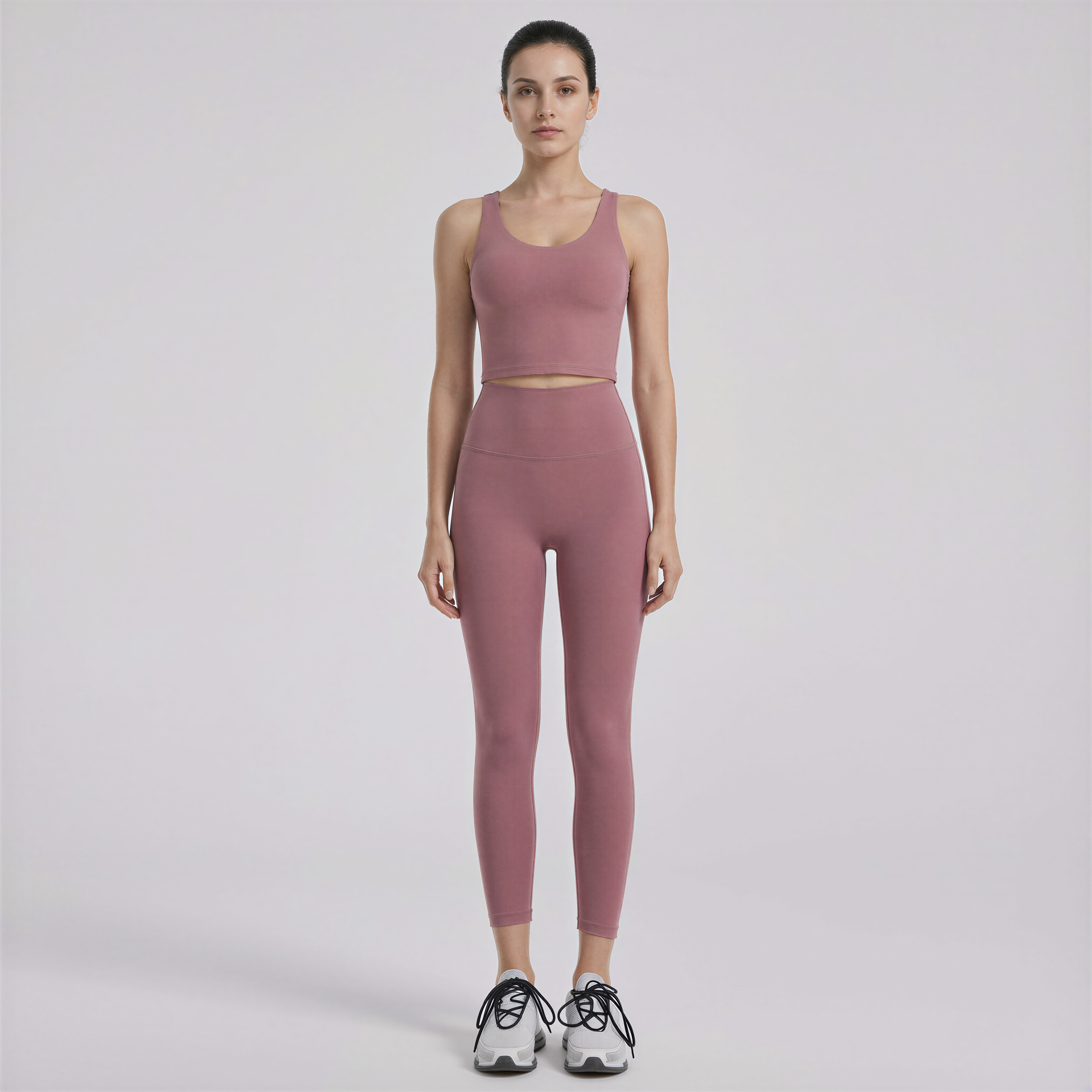 VelvetNude High-Rise – Technical softness, sculpted silhouette