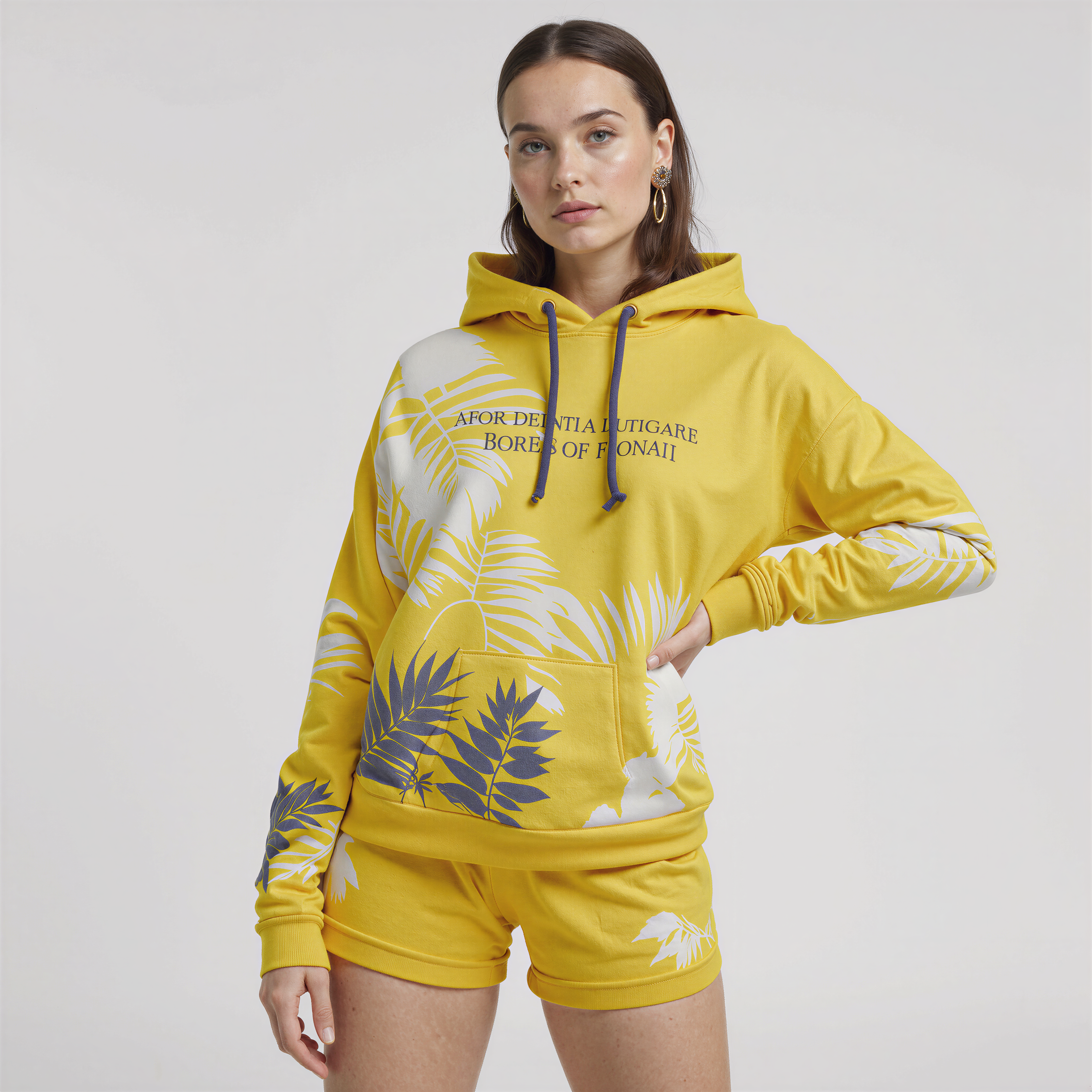 Tropic Blaze – Felpa e Shorts Coordinati