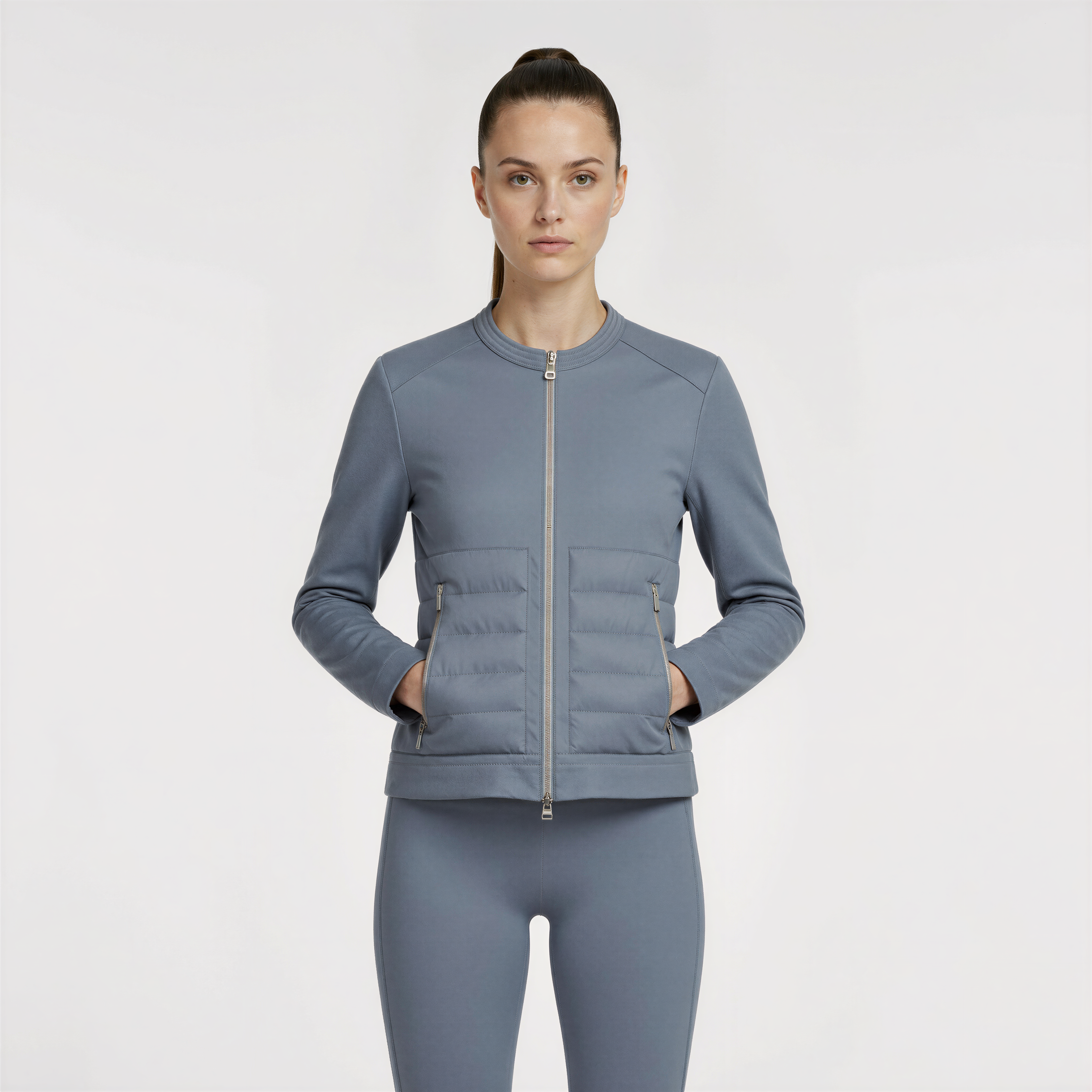 Tech Padded Bomber – Essential Blue