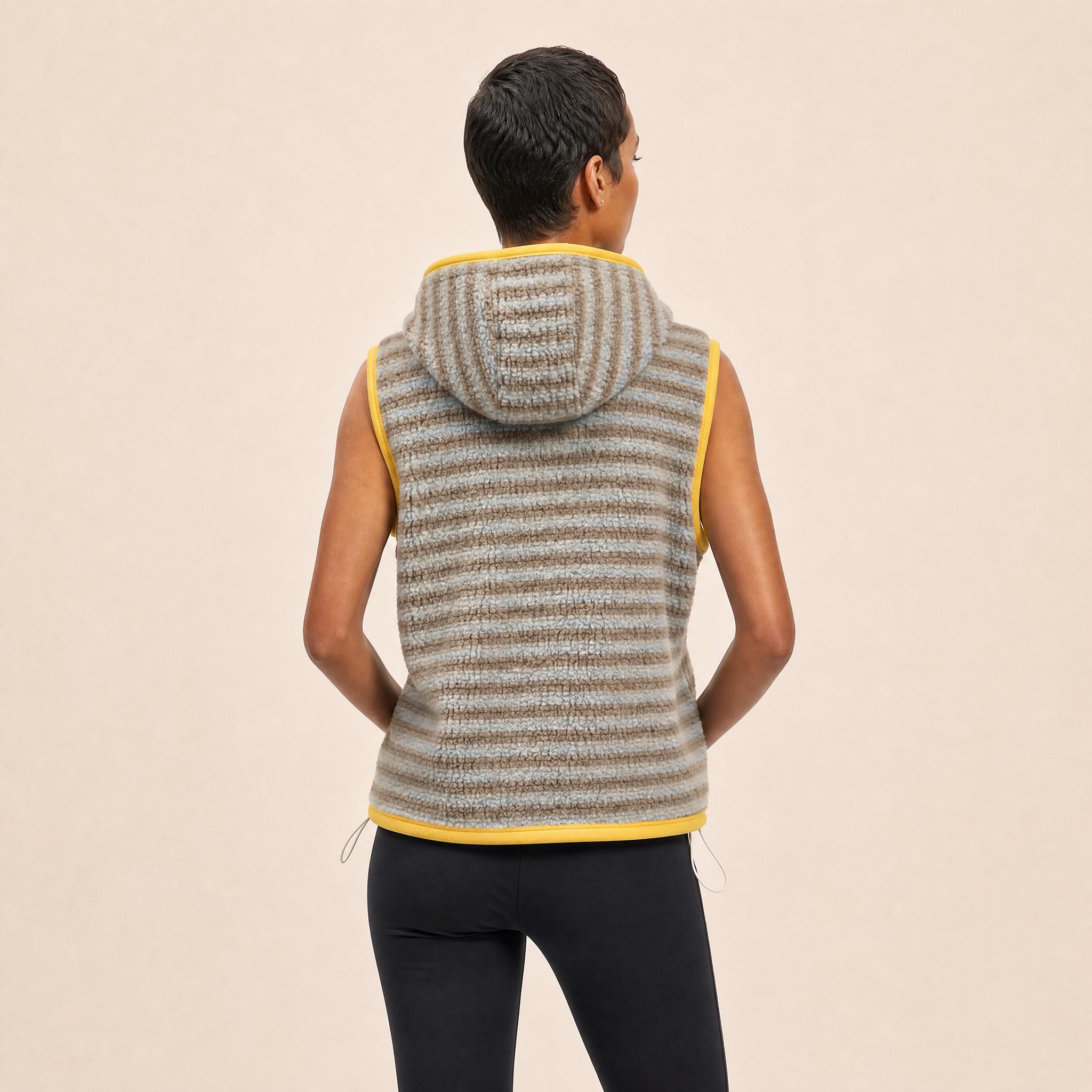 La Gilet Hoodie Rigata