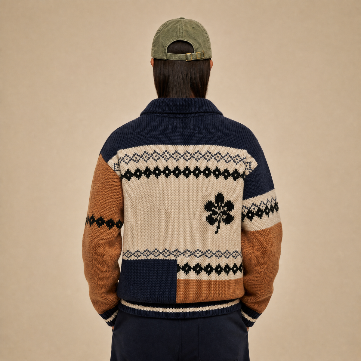 Veste de survêtement matelassée Varsity Legacy Knit avec écussons brodés