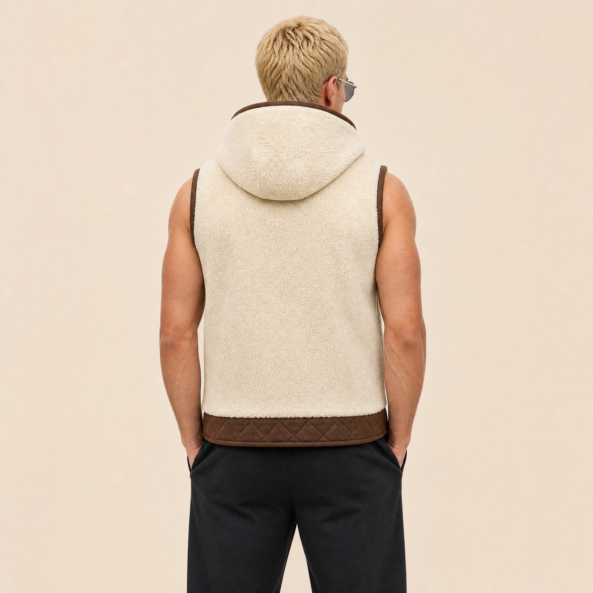 Il Gilet Hoodie Sherpa Premium